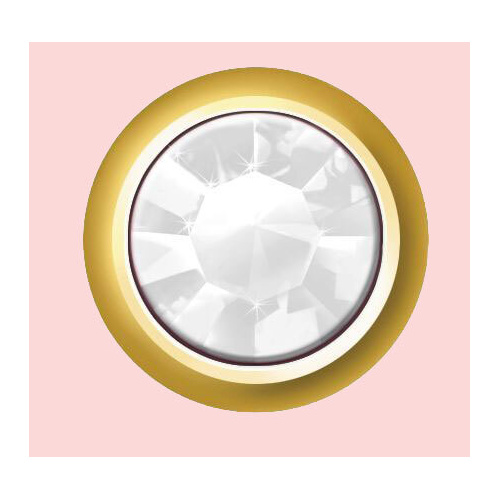 Mount Studs Gold Regular April - Diamond