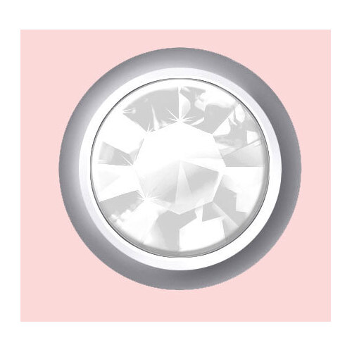 Mount Studs Silver Regular April - Diamond